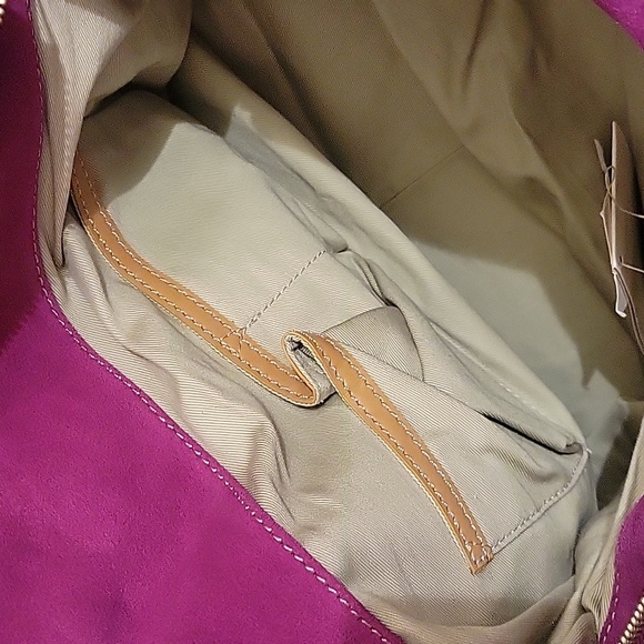 NWT Suede satchel bag by Nine West. - Picture 11 of 13